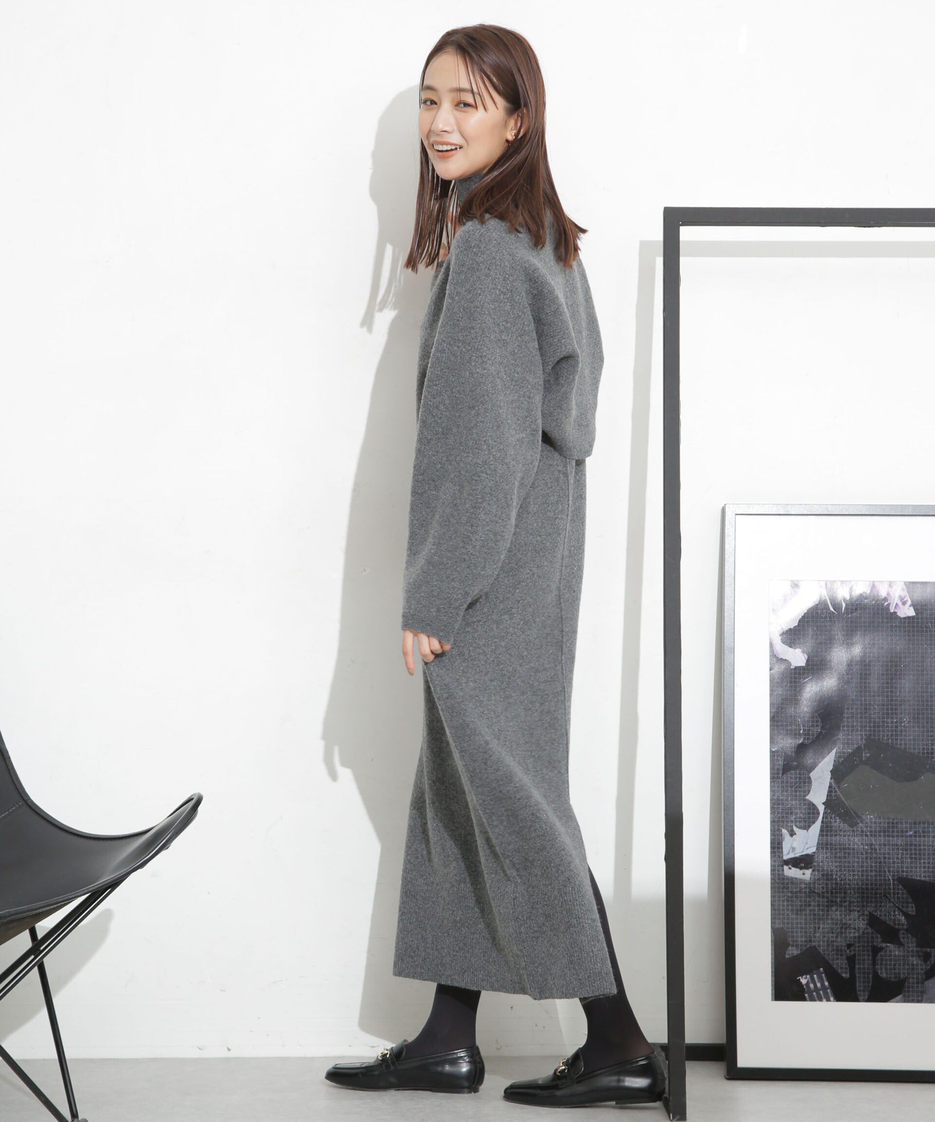 nano･universe「ニットボレロセットワンピース」|ワンピース|