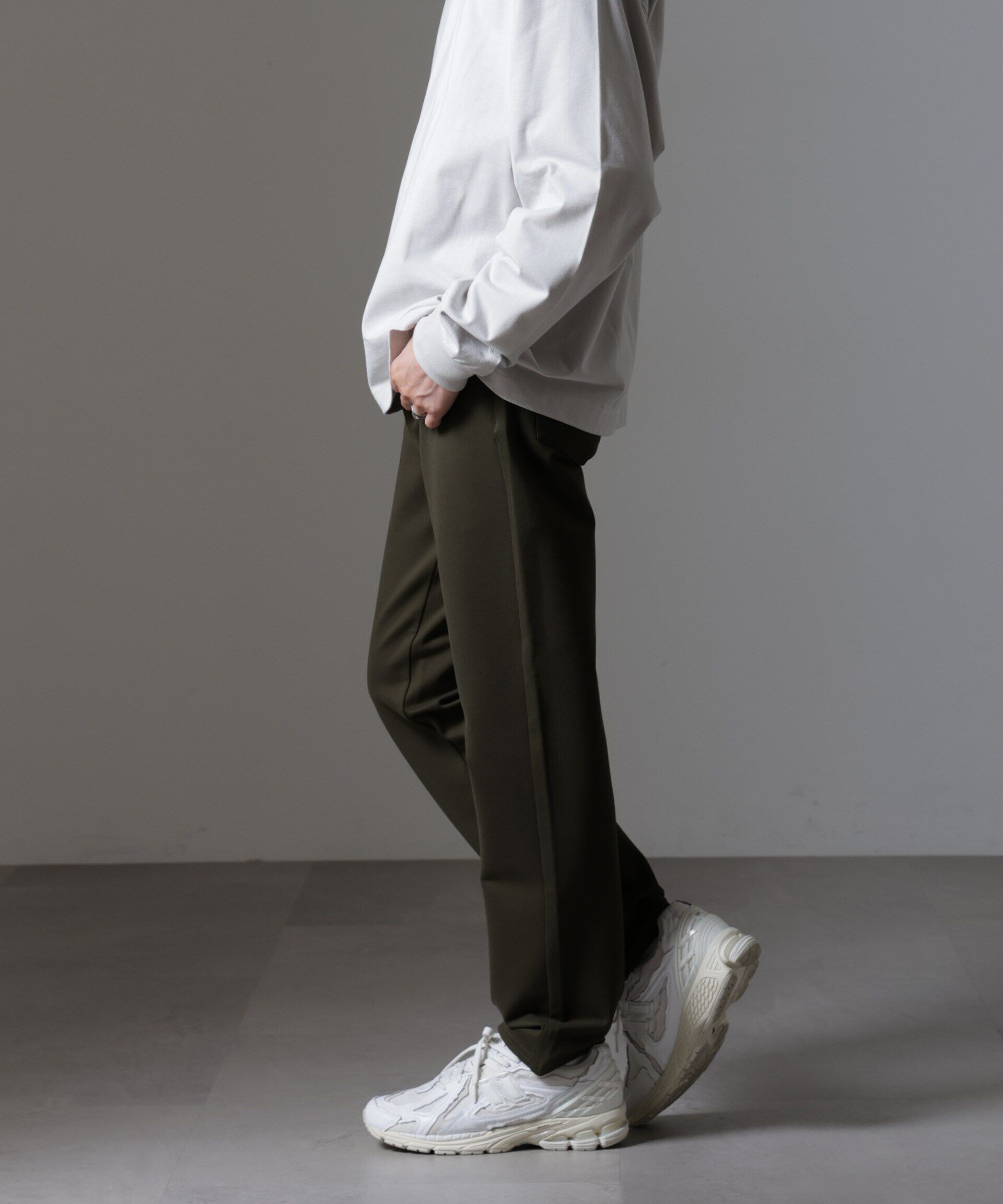 nano･universe「5P テーパードパンツ」|チノ|