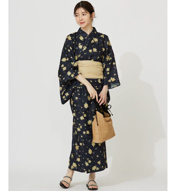 any SiS「【着付け簡単5点セット】2WAY セパレート浴衣セット」|その他|ネイビー系