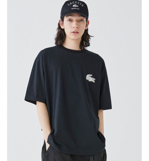 LACOSTE「【オンライン限定】LACOSTE オーバーサイズ バック プリント Tシャツ」|Tシャツ・カットソー|