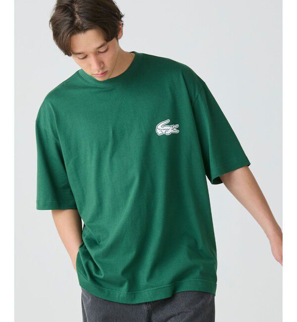 LACOSTE「【オンライン限定】LACOSTE オーバーサイズ バック プリント Tシャツ」|Tシャツ・カットソー|