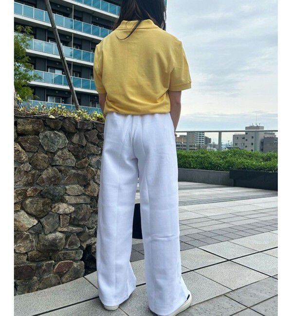 LACOSTE「ネームプリントウォッシュドポロシャツ」|ポロシャツ|