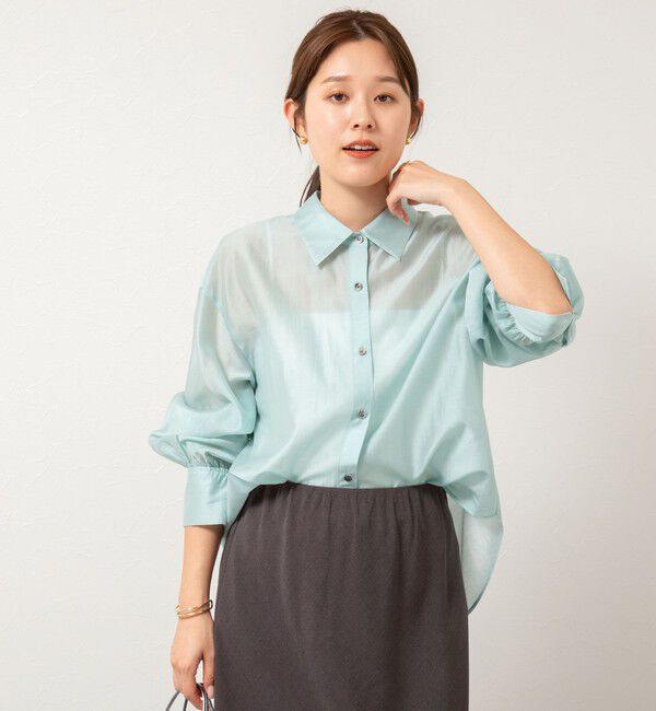 NOLLEY'S「シアーシャツ」|シャツ・ブラウス|