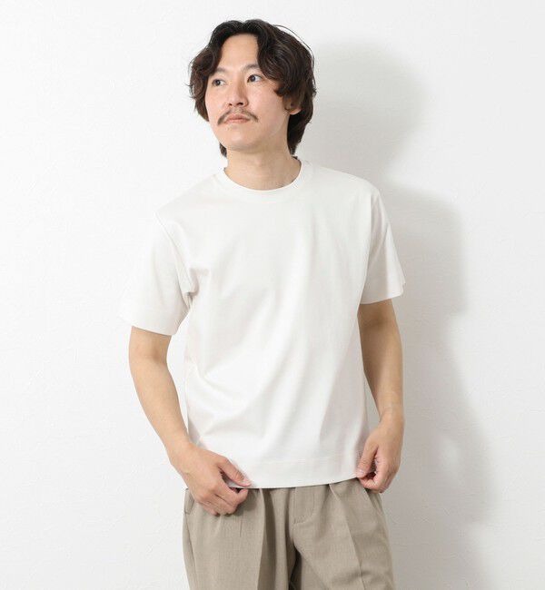 NOLLEY'S goodman「《ビジカジ対応》ハイゲージ シルケットポンチ ドレスCN T 25SS」|Tシャツ・カットソー|