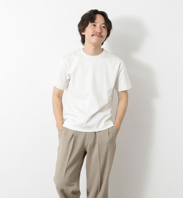 NOLLEY'S goodman「《ビジカジ対応》ハイゲージ シルケットポンチ ドレスCN T 25SS」|Tシャツ・カットソー|