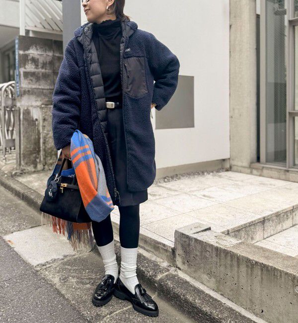 NOLLEY'S ✨TAION 別注　2way リバーシブルダウンコート　ボア セール】◇【WEB限定】【TAION/タイオン】別注ボア×ダウンフードコート