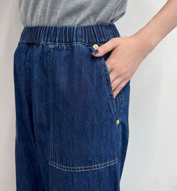 fredy emue「ライトオンスデニムベイカーイージーパンツ」|デニム|