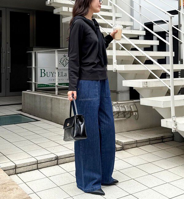 fredy emue「ライトオンスデニムベイカーイージーパンツ」|デニム|