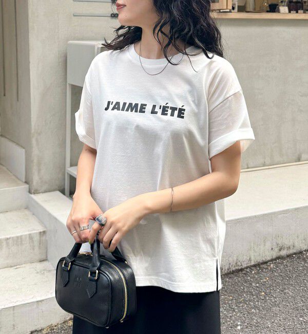 fredy emue「シルケットサマーロゴ半袖Tシャツ」|Tシャツ・カットソー|オフホワイト