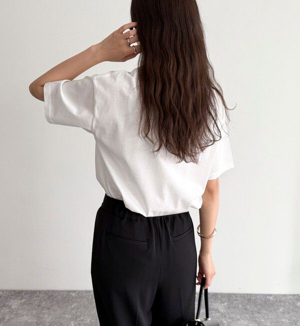 fredy emue「シルケットサマーロゴ半袖Tシャツ」|Tシャツ・カットソー|