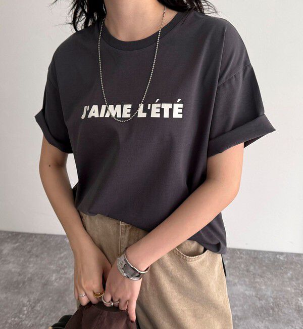 fredy emue「シルケットサマーロゴ半袖Tシャツ」|Tシャツ・カットソー|