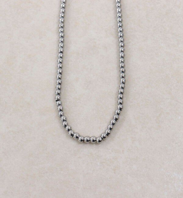 fredy emue「メタルビーズミドルネックレス」|ネックレス|