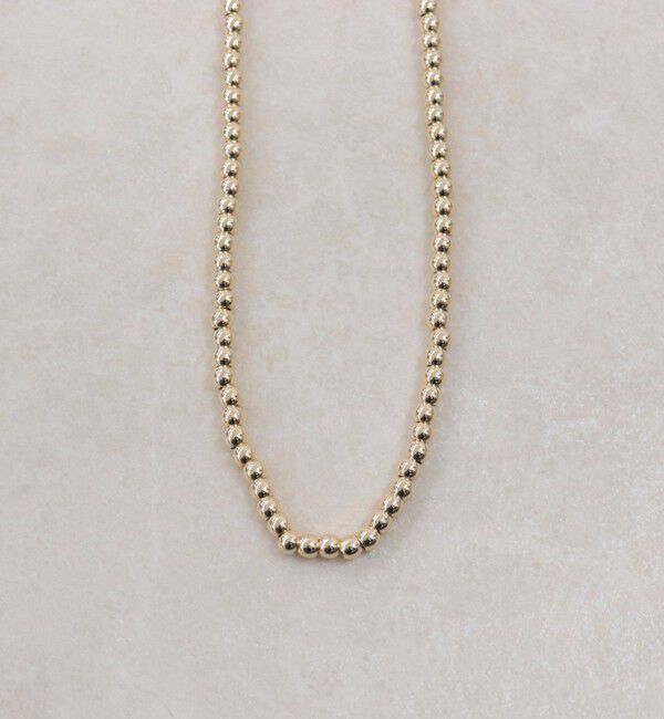 fredy emue「メタルビーズミドルネックレス」|ネックレス|