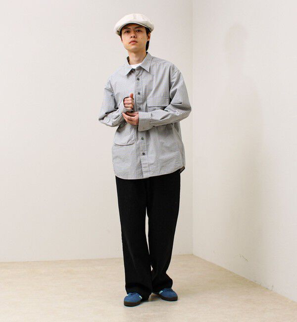 GLOSTER「【大人カジュアルに映える】COTTON LINEN BIG CASKET」|キャップ・キャスケット|