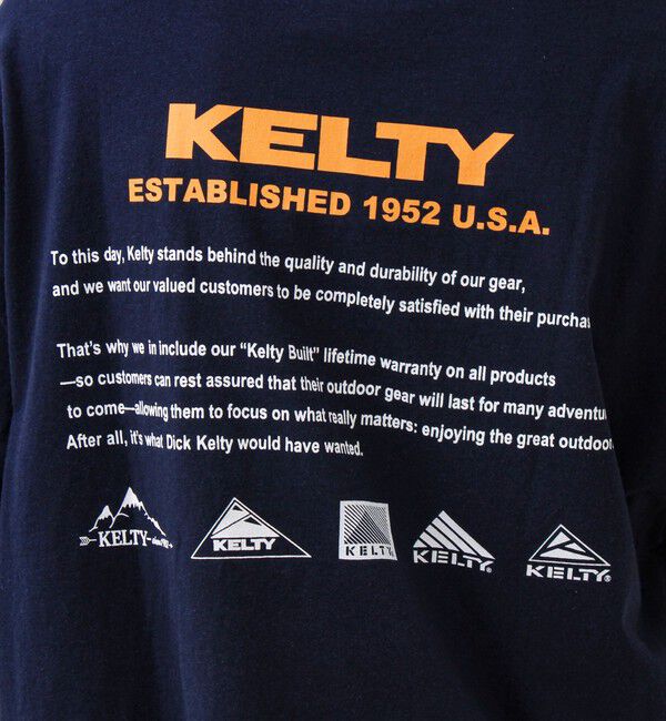 GLOSTER「【KELTY&times;GLOSTER】別注 バックヒストリーロゴT」|Tシャツ・カットソー|