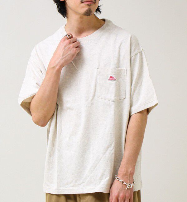 GLOSTER「【KELTY&times;GLOSTER】別注 ワンポイントポケＴ」|Tシャツ・カットソー|杢グレー