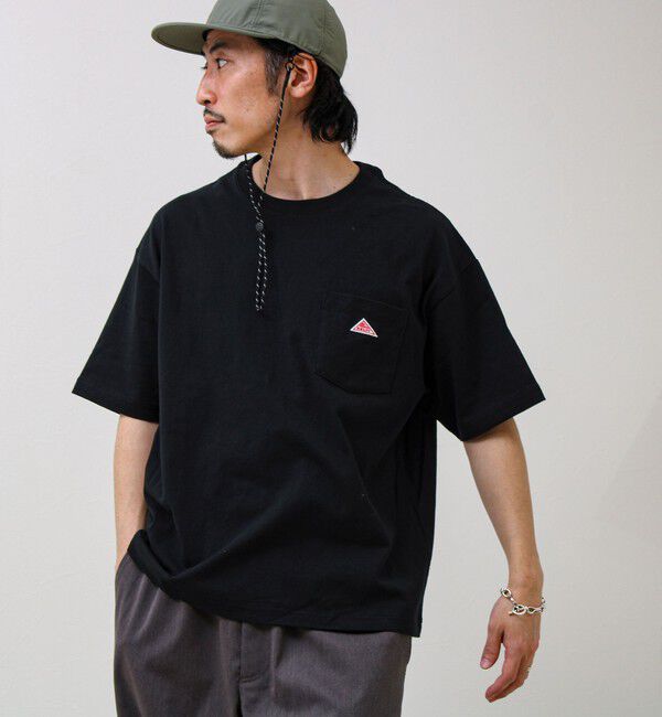 GLOSTER「【KELTY&times;GLOSTER】別注 ワンポイントポケＴ」|Tシャツ・カットソー|ブラック