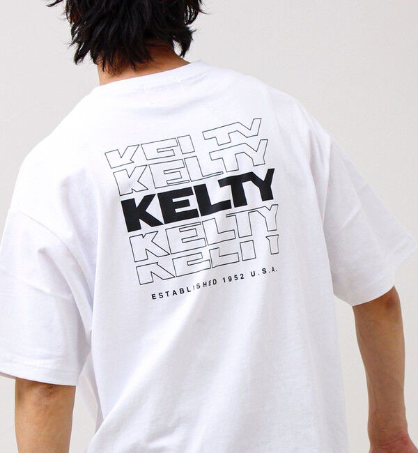 GLOSTER「【KELTY&times;GLOSTER】別注 バックタイポロゴT」|Tシャツ・カットソー|