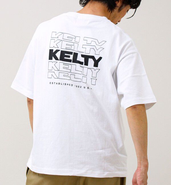 GLOSTER「【KELTY&times;GLOSTER】別注 バックタイポロゴT」|Tシャツ・カットソー|