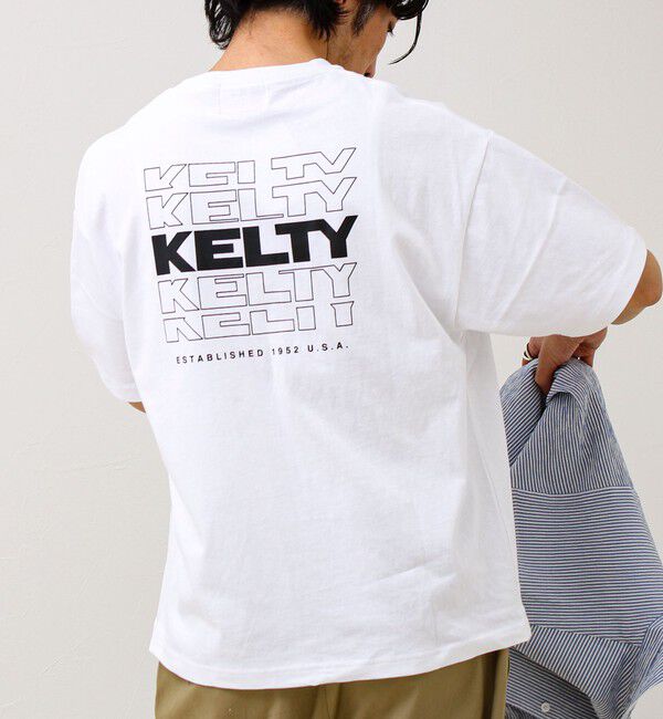 GLOSTER「【KELTY&times;GLOSTER】別注 バックタイポロゴT」|Tシャツ・カットソー|