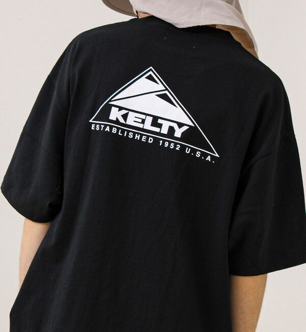 GLOSTER「【KELTY&times;GLOSTER】別注 バックロゴプリントT」|Tシャツ・カットソー|ブラック