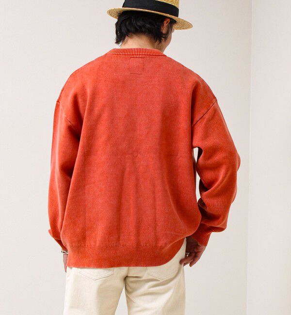 GLOSTER「【BOYエンブレム刺繍】Wフェイス フェードプルオーバーニット」|ニット・セーター|