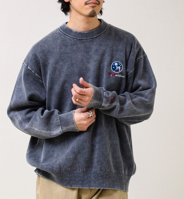 GLOSTER「【BOYエンブレム刺繍】Wフェイス フェードプルオーバーニット」|ニット・セーター|