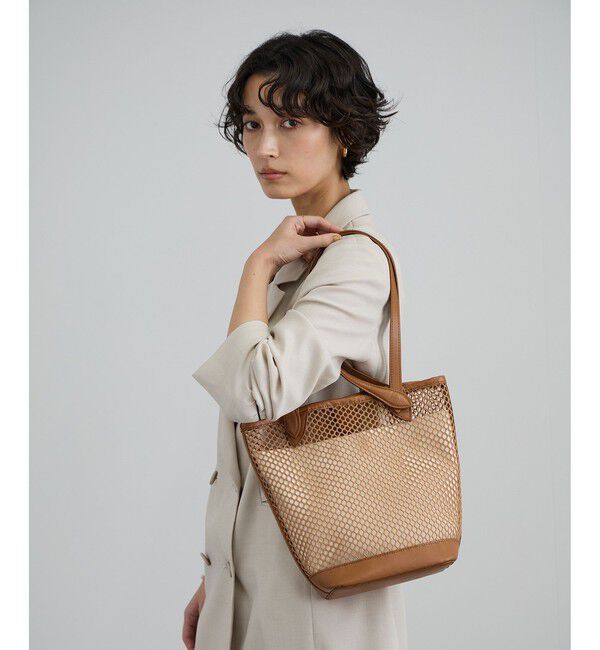SALON adam et rope'「【WS（ドゥーブル）】ダブルハンドルメッシュトート」|トートバッグ|
