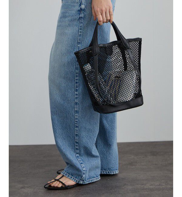 SALON adam et rope'「【WS（ドゥーブル）】ダブルハンドルメッシュトート」|トートバッグ|