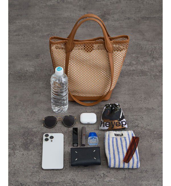 SALON adam et rope'「【WS（ドゥーブル）】ダブルハンドルメッシュトート」|トートバッグ|