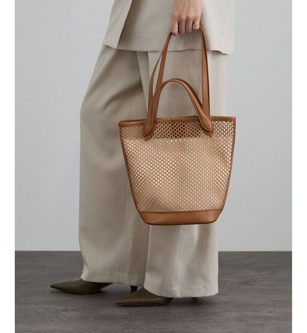SALON adam et rope'「【WS（ドゥーブル）】ダブルハンドルメッシュトート」|トートバッグ|
