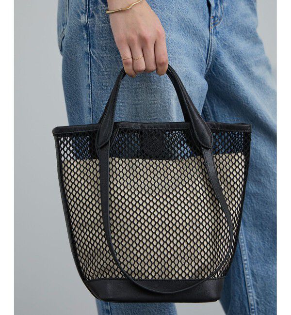 SALON adam et rope'「【WS（ドゥーブル）】ダブルハンドルメッシュトート」|トートバッグ|