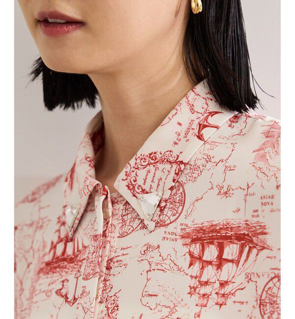 ROPE「【洗える】トワルドジュイベルテッドミニワンピース」|ワンピース|