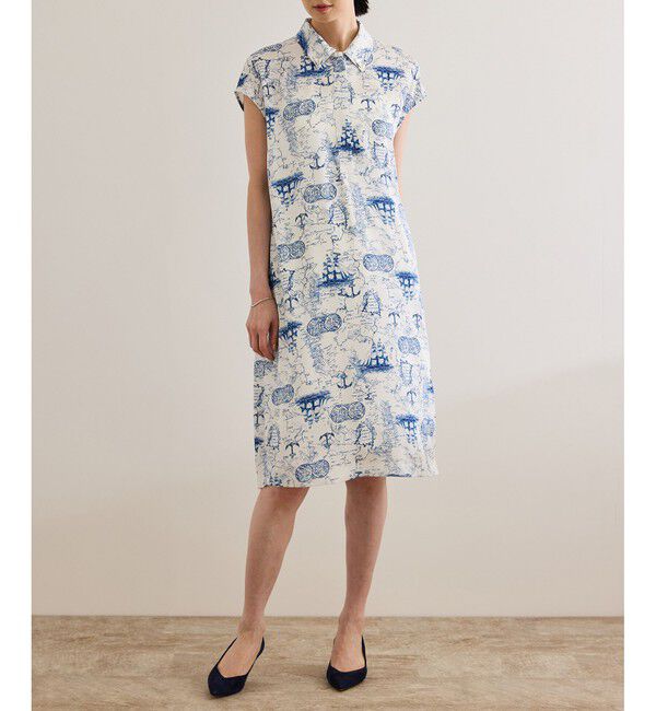 ROPE「【洗える】トワルドジュイベルテッドミニワンピース」|ワンピース|