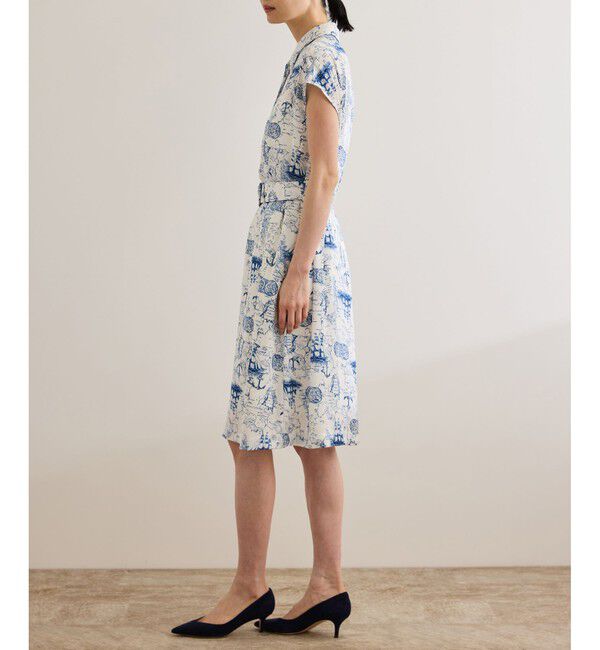 ROPE「【洗える】トワルドジュイベルテッドミニワンピース」|ワンピース|