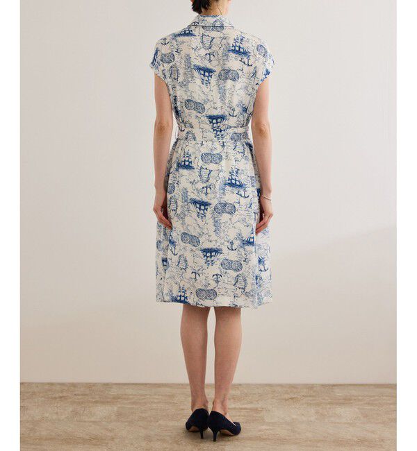 ROPE「【洗える】トワルドジュイベルテッドミニワンピース」|ワンピース|