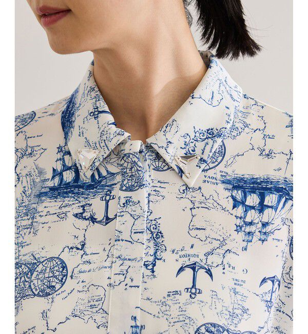 ROPE「【洗える】トワルドジュイベルテッドミニワンピース」|ワンピース|