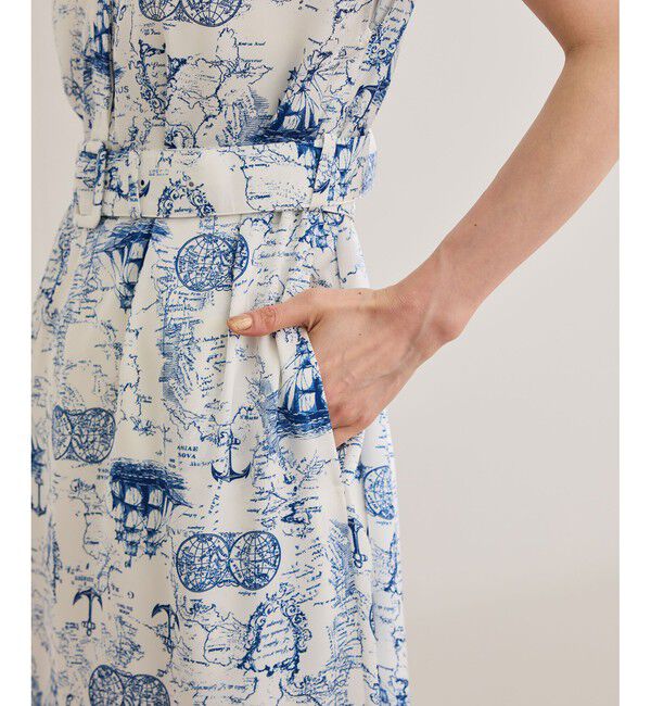 ROPE「【洗える】トワルドジュイベルテッドミニワンピース」|ワンピース|