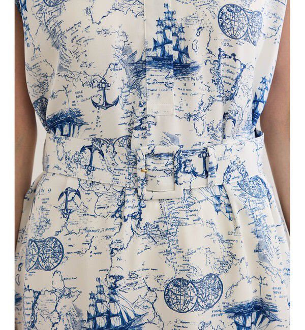 ROPE「【洗える】トワルドジュイベルテッドミニワンピース」|ワンピース|