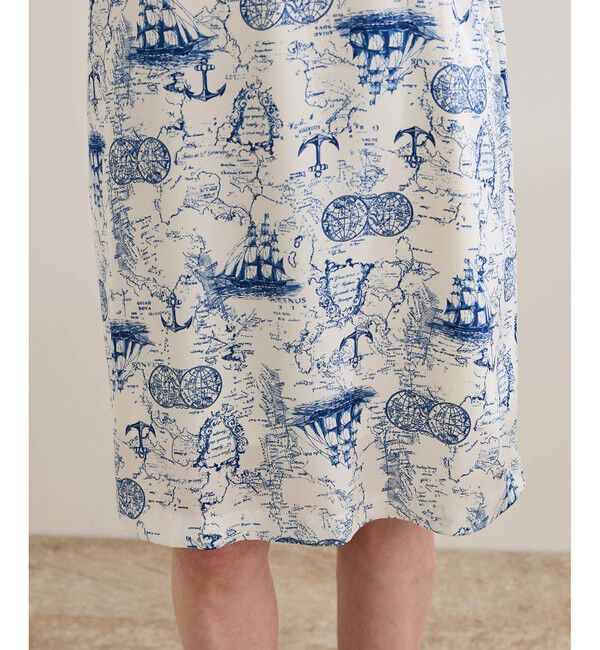 ROPE「【洗える】トワルドジュイベルテッドミニワンピース」|ワンピース|