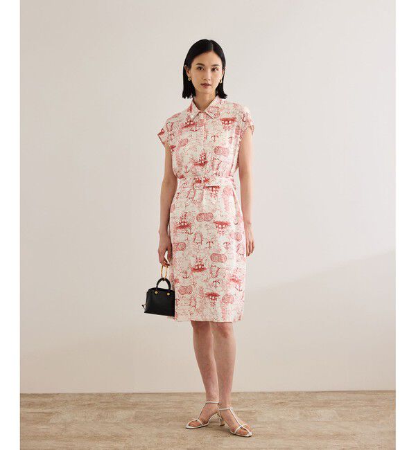 ROPE「【洗える】トワルドジュイベルテッドミニワンピース」|ワンピース|