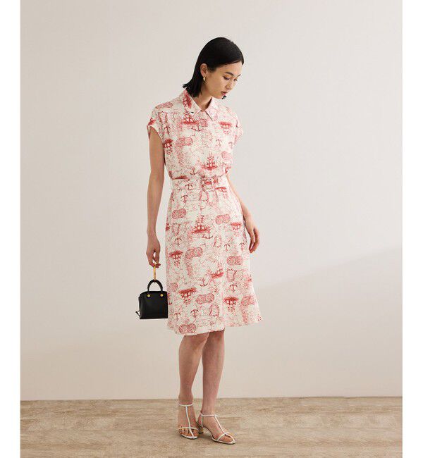 ROPE「【洗える】トワルドジュイベルテッドミニワンピース」|ワンピース|