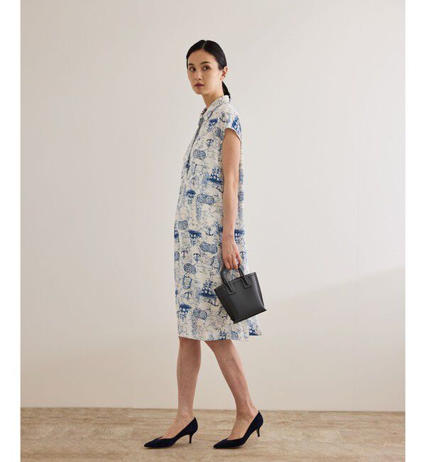 ROPE「【洗える】トワルドジュイベルテッドミニワンピース」|ワンピース|