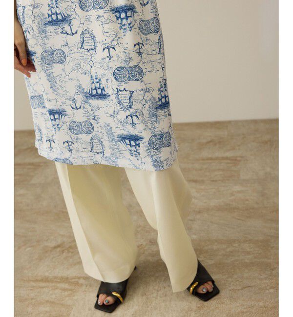 ROPE「【洗える】トワルドジュイベルテッドミニワンピース」|ワンピース|