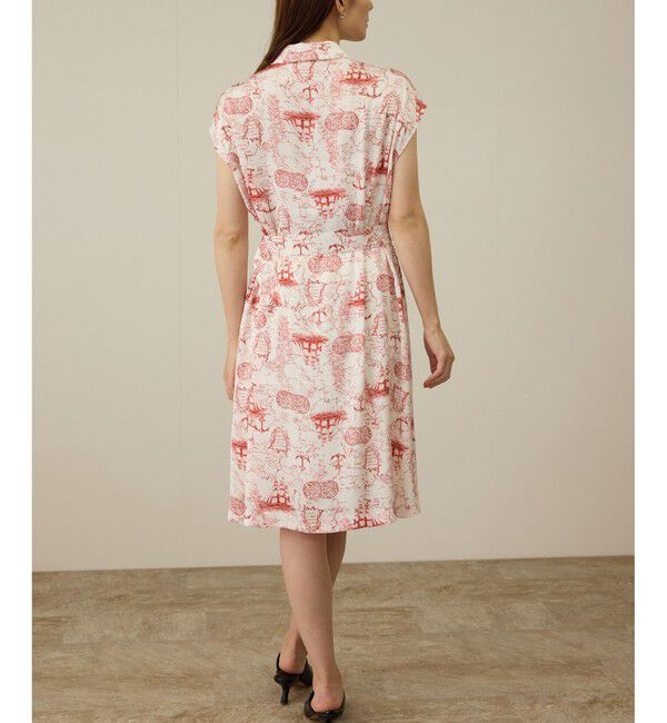 ROPE「【洗える】トワルドジュイベルテッドミニワンピース」|ワンピース|