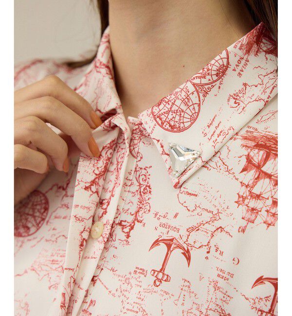 ROPE「【洗える】トワルドジュイベルテッドミニワンピース」|ワンピース|