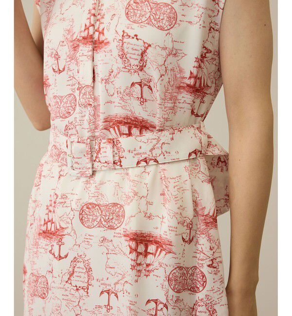 ROPE「【洗える】トワルドジュイベルテッドミニワンピース」|ワンピース|