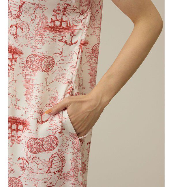 ROPE「【洗える】トワルドジュイベルテッドミニワンピース」|ワンピース|