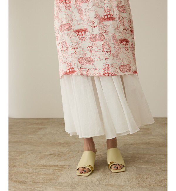 ROPE「【洗える】トワルドジュイベルテッドミニワンピース」|ワンピース|