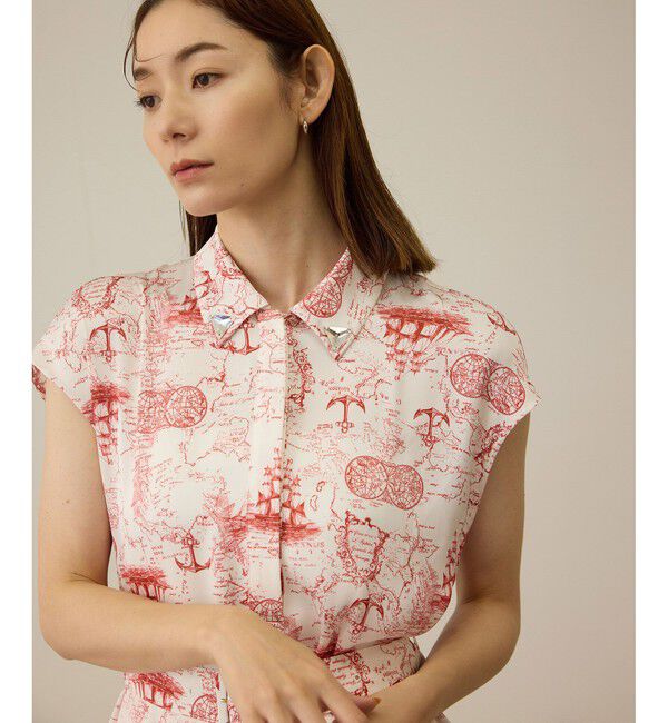 ROPE「【洗える】トワルドジュイベルテッドミニワンピース」|ワンピース|